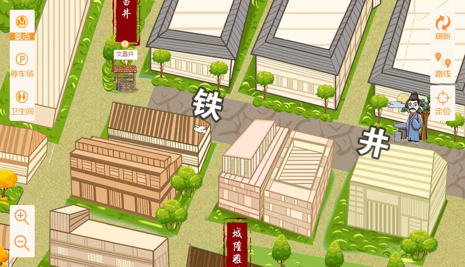 道外智慧景区：手绘地图与语音导览的完美融合